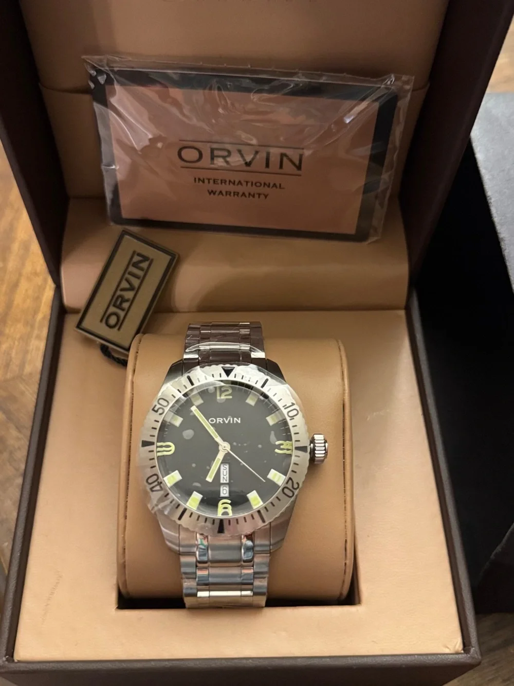 Orvin swiss watch